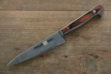  Iseya Molybdenum Petty-Utility Japanese Knife 120mm Mahogany Handle - Seisuke Knife