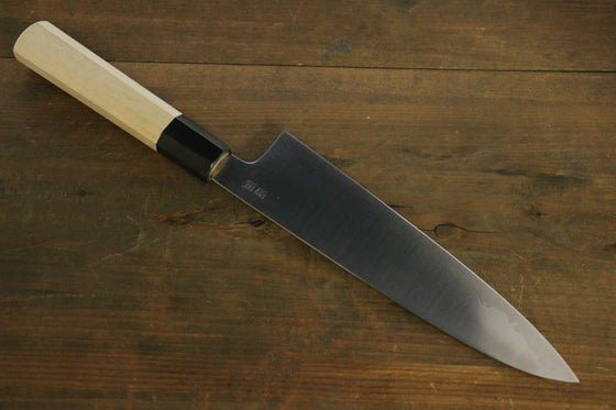 Sukenari ZDP189 3 Layer Gyuto Japanese Knife 210mm with Magnolia Handle - Seisuke Knife