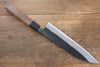 Sakai Takayuki Blue Steel No.2 Kurouchi Gyuto Japanese Knife 210mm with Walnut Handle - Seisuke Knife
