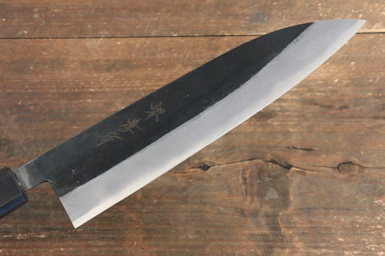 Sakai Takayuki Blue Steel No.2 Kurouchi Gyuto  210mm with Walnut Handle - Seisuke Knife
