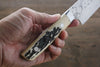 Takeshi Saji VG10 Damascus Sujihiki Japanese Chef Knife 270mm with Bone Handle - Seisuke Knife