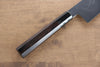 Jikko Honyaki White Steel No.3 Mirrored Finish Kiritsuke Gyuto 210mm Ebony Wood Handle - Seisuke Knife