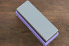 King Two Sided Sharpening Stone with Plastic Base - #220 & #800 - Seisuke Knife