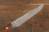 Takeshi Saji SG2 Black Damascus Steak 125mm Ironwood Handle - Seisuke Knife