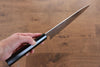 Jikko Honyaki White Steel No.3 Mirrored Finish Gyuto 210mm with Ebony Wood Handle - Seisuke Knife