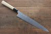 Kikumori Blue Steel No.1 Damascus Sujihiki Japanese Knife 270mm with Magnolia Handle - Seisuke Knife