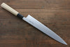 Kikumori Blue Steel No.1 Damascus Sujihiki Japanese Knife 270mm with Magnolia Handle - Seisuke Knife