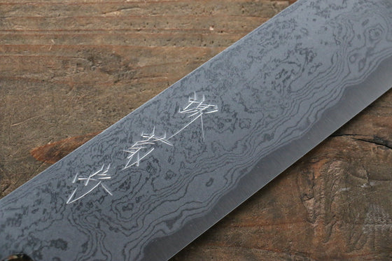 Kikumori Blue Steel No.1 Damascus Sujihiki 270mm with Magnolia Handle - Seisuke Knife