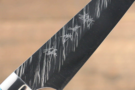 Yu Kurosaki Fujin SG2 Hammered Damascus Petty-Utility 100mm Turquoise Handle - Seisuke Knife