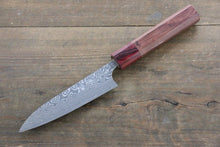  Yoshimi Kato R2/SG2 Damascus Petty Japanese Chef Knife 150mm with Honduras Handle - Seisuke Knife