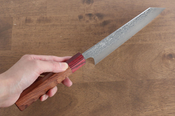 Kei Kobayashi R2/SG2 Damascus Bunka 170mm with Honduras Rosewood Handle - Seisuke Knife