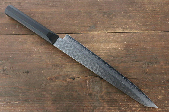 Jikko VG10 17 Layer Sujihiki  230mm Ebony Wood Handle - Seisuke Knife