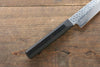 Jikko VG10 17 Layer Kiritsuke Petty-Utility 140mm Ebony Wood Handle - Seisuke Knife