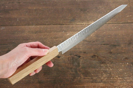 Jikko VG10 17 Layer Sujihiki 230mm Oak Handle - Seisuke Knife