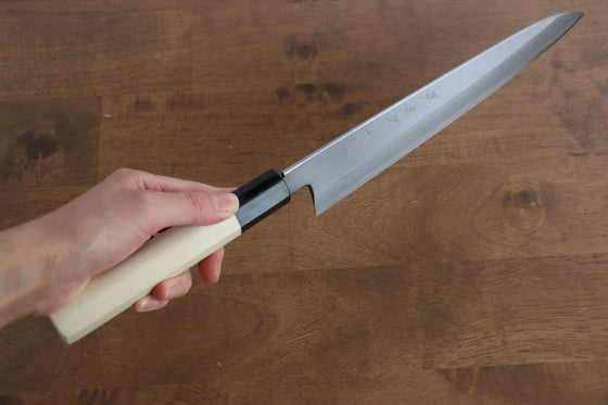 Sakai Takayuki Tokujyo White Steel No.2 Gyuto 240mm Magnolia Handle - Seisuke Knife
