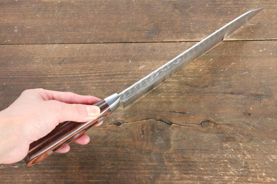 Jikko VG10 17 Layer Kiritsuke Gyuto 200mm Mahogany Handle - Seisuke Knife
