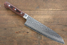  Jikko VG10 17 Layer Santoku Japanese Knife 180mm with Mahogany Handle - Seisuke Knife