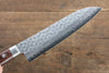 Jikko VG10 17 Layer Santoku 180mm with Mahogany Handle - Seisuke Knife
