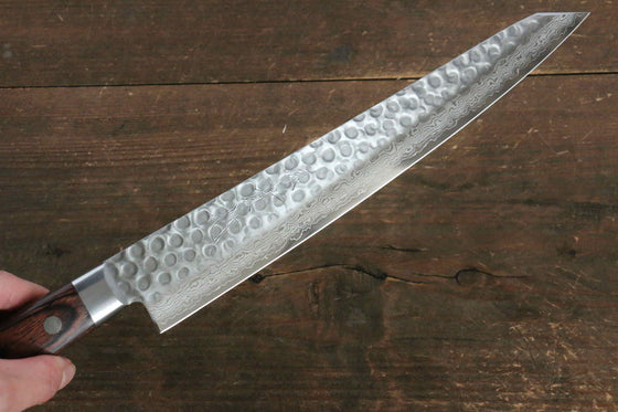 Jikko VG10 17 Layer Kiritsuke Sujihiki  230mm with Mahogany Handle - Seisuke Knife