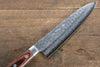 Jikko VG10 17 Layer Gyuto Japanese Knife 180mm with Mahogany Handle - Seisuke Knife