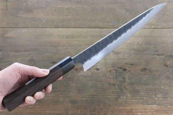Seisuke Blue Steel No.2 Hammered Kurouchi Yanagiba Japanese Chef Knife 270mm - Seisuke Knife
