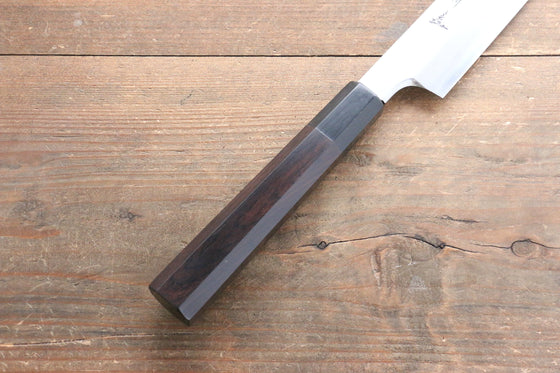Sakai Takayuki Chef Series Hien Silver Steel No.3 Kengata Yanagiba 300mm Ebony Wood Handle - Seisuke Knife