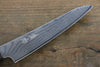 Seisuke VG10 37 Layer Damascus Petty-Utility  130mm with Shitan Handle - Seisuke Knife