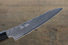 Seisuke VG10 37 Layer Damascus Petty-Utility 130mm with Shitan Handle - Seisuke Knife