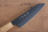 Sakai Takayuki Kurokage VG10 Hammered Teflon Coating Kiritsuke Santoku 160mm Burnt Oak Handle - Seisuke Knife