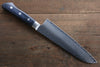 Seisuke Seiun VG10 33 Layer Damascus Santoku 180mm Blue Pakka wood Handle with Sheath - Seisuke Knife