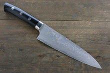  Takeshi Saji Blue Steel No.2 Gyuto 180mm Black Micarta Handle - Seisuke Knife