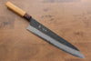 Yu Kurosaki Fujin Blue Super Hammered Gyuto  270mm Keyaki (Japanese Elm) Handle - Seisuke Knife