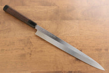  Sakai Takayuki Honyaki White Steel No.2 Yanagiba Wenge with Double Water Buffalo Ring Handle - Seisuke Knife