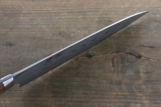 Takeshi Saji Blue Super Gyuto Japanese Knife 180mm Ironwood Handle - Seisuke Knife