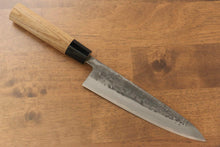  Seisuke Blue Steel No.2 Nashiji Gyuto 180mm Chestnut Handle - Seisuke Knife