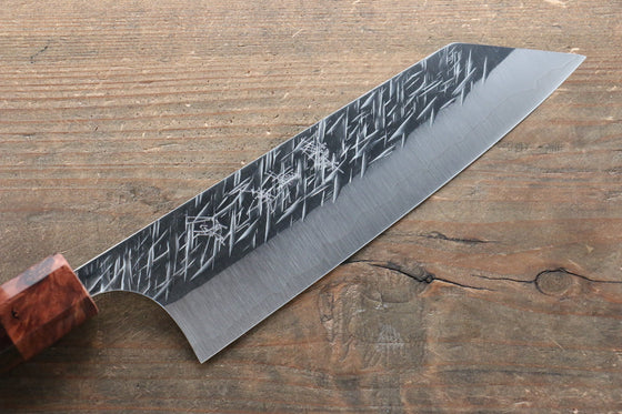 Yu Kurosaki Raijin Cobalt Special Steel Hammered Bunka Japanese Knife 165mm - Seisuke Knife