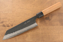  Masakage Koishi Blue Super Black Finished Bunka Japanese Knife 165mm American CherryHandle - Seisuke Knife