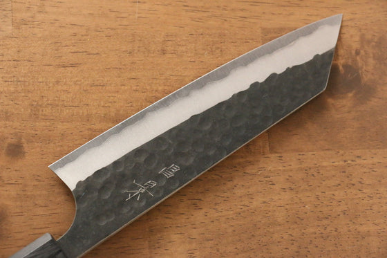 Masakage Koishi Blue Super Black Finished Bunka 165mm American CherryHandle - Seisuke Knife