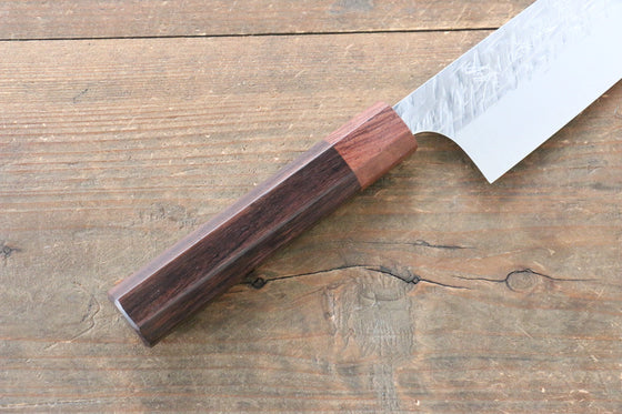 Yu Kurosaki Raijin Cobalt Special Steel Hammered Santoku Japanese Knife 165mm - Seisuke Knife