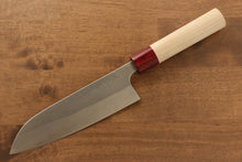  Masakage Yuki White Steel No.2 Nashiji Santoku 165mm with Magnolia Handle - Seisuke Knife