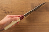Masakage Yuki White Steel No.2 Nashiji Santoku 165mm with Magnolia Handle - Seisuke Knife