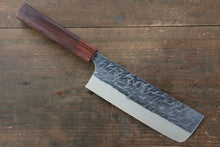 Yu Kurosaki Raijin Cobalt Special Steel Hammered Nakiri  165mm - Seisuke Knife