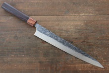  Yu Kurosaki Raijin Cobalt Special Steel Hammered Sujihiki  270mm - Seisuke Knife