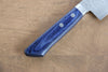 Kunihira Kokuryu VG10 Hammered Usuba 165mm Blue Pakka wood Handle - Seisuke Knife