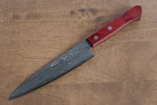  Nao Yamamoto VG10 Damascus Petty-Utility 150mm Red Pakka wood Handle - Seisuke Knife