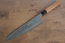  Nao Yamamoto VG10 Damascus Hammered Gyuto 240mm Cherry Blossoms Handle - Seisuke Knife