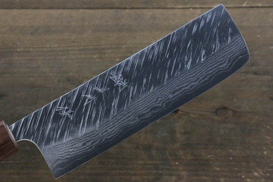 Yu Kurosaki Fujin VG10 Damascas Nakiri Japanese Chef Knife 165mm - Seisuke Knife
