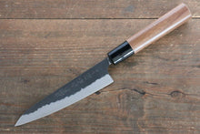  Nao Yamamoto Blue Super Kurouchi Petty-Utility Japanese Knife 135mm Walnut - Seisuke Knife