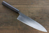 Ogata White Steel No.2 Damascus Gyuto Japanese Knife 210mm with Shitan Handle - Seisuke Knife