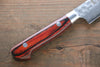 Sakai Takayuki VG10 33 Layer Damascus Petty-Utility Japanese Knife 120mm Mahogany Pakka wood Handle - Seisuke Knife